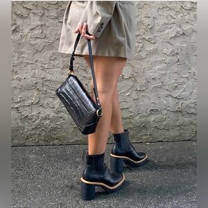 Dolce Vita Black Leather Boots / Booties